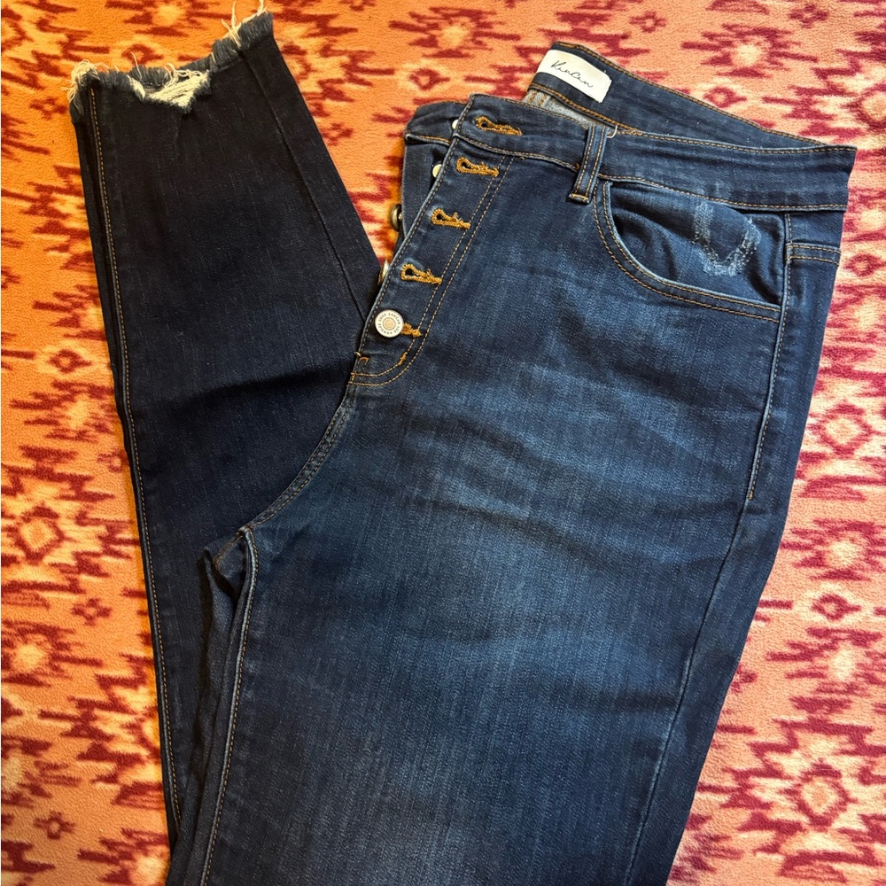 KanCan Dark Wash Ankle Jeans